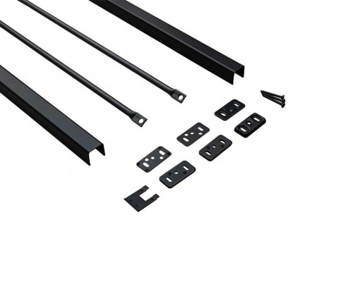 Комплект вертикальных соединительных тяг PHX 04 (для дверей высотой до 2270 мм), черные 1 ком.