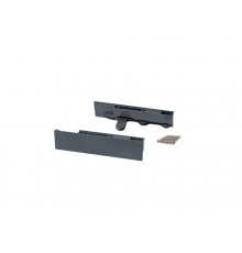 Комплект внутренних креплений Firmax высота 135мм (Держатели передней панели, заглушки) для ящика Smartline, антрацит