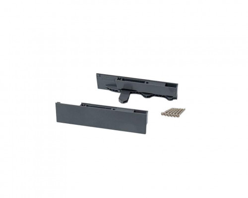 Комплект внутренних креплений Firmax высота 135мм (Держатели передней панели, заглушки) для ящика Smartline, антрацит