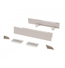 Комплект внутренних креплений Firmax высота 185мм (Держатели передней панели, заглушки) для ящика Slimline, перламутр 1 ком.