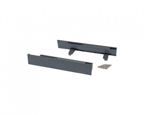 Комплект внутренних креплений Firmax высота 199мм (Держатели передней панели, заглушки) для ящика Smartline, антрацит