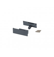 Комплект внутренних креплений Firmax высота 84мм (Держатели передней панели, заглушки) для ящика Smartline, антрацит