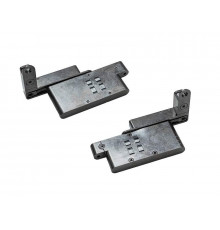 Комплект врезных петель Alphalux Titan Pro (верх+низ) для тяжёлого фасада до 35кг