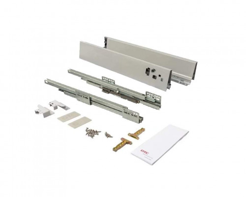 Комплект ящика Dragon Box длина 400 мм, высота 84мм, Push-to-Open, серый