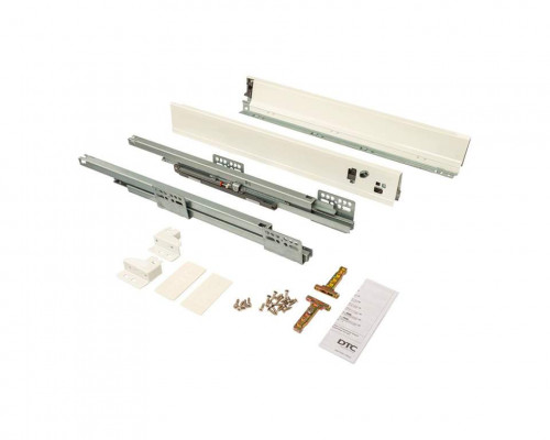 Комплект ящика Dragon Box длина 500 мм, высота 69,5мм, с доводчиком, белый 1 ком.