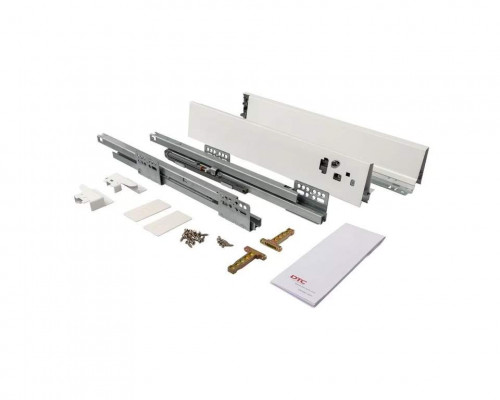 Комплект ящика Dragon Box длина 550 мм. высота 84мм с доводчиком. белый 1 ком.