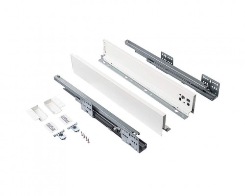 Комплект ящика Firmax Smartline, длина 300 мм, высота 84 мм, Push-to-Open, белый