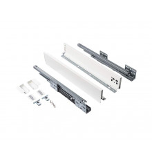 Комплект ящика Firmax Smartline, длина 300 мм, высота 84 мм, с доводчиком, белый