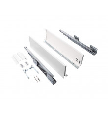 Комплект ящика Firmax Smartline, длина 450 мм, высота 135 мм, Push-to-Open, белый