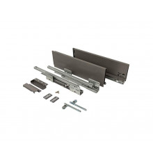 Комплект ящика Firmax Smartline, длина 450 мм, высота 135 мм, с доводчиком, серый