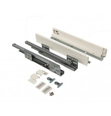 Комплект ящика Firmax Smartline, длина 450 мм, высота 64 мм, с доводчиком, белый