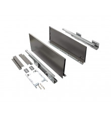 Комплект ящика Firmax Smartline, длина 500 мм, высота 199 мм, с доводчиком, серый 1 ком.