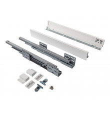 Комплект ящика Firmax Smartline, длина 500 мм, высота 64 мм, с доводчиком, белый