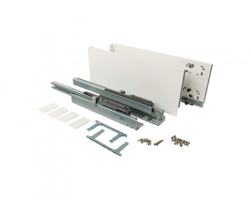 Комплект ящика Magic Star Plus длина 450 мм. высота 174 мм с доводчиком. белый 1 ком.