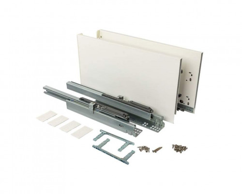 Комплект ящика Magic Star Plus длина 450 мм. высота 238 мм с доводчиком. белый 1 ком.