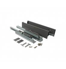 Комплект ящика Magic Star Plus длина 450 мм. высота 88 мм с доводчиком. антрацит 1 ком.