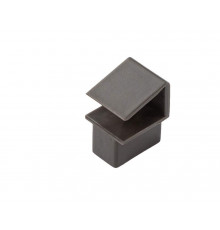 Коннектор для разделительного рейлинга Alphalux Crystal для металлических боковин, антрацит