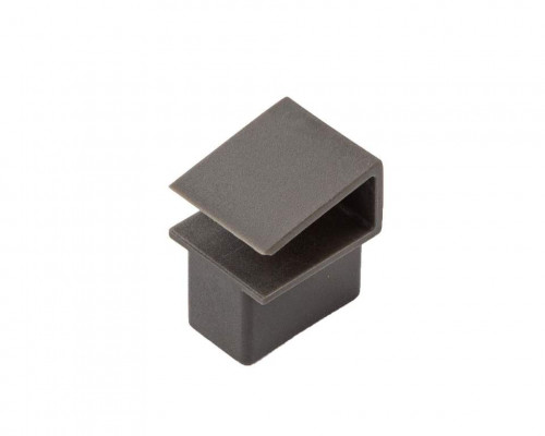 Коннектор для разделительного рейлинга Alphalux Crystal, соединение (рейлинг-рейлинг) антрацит