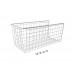Корзина для белья откидная, в базу 300 мм, 235х525х230 мм (ШхВхГ),  4 крепления, белый 1 шт.