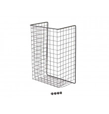 Корзина для белья откидная, в базу 400 мм, 340х525х230 мм (ШхВхГ), 4 крепления, черный муар 1 шт.
