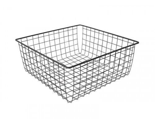 Корзина сетчатая 400х400 мм, H-190 мм, черный муар 1 шт.