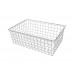 Корзина сетчатая 300х450 мм, H-190 мм, белая 1 шт.