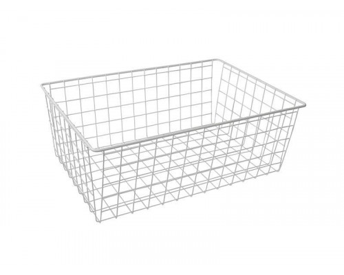 Корзина сетчатая 350х500 мм, H-190 мм, белая 1 шт.