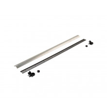 Козырек наружный SM 1000 4000, неокрашенный (4 заглушки в комплекте: 2 боковые (правая и левая), 2 для отверстий под саморезы. цвет черный)