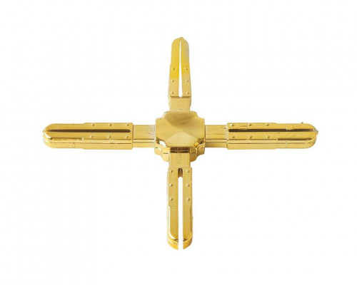 Крест пластиковый декоративный Germanella золото
