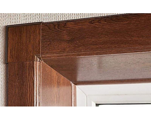 Крышка угловая Qunell U-81 темный дуб (Renolit 2052-089) 1 шт. Крышка угловая Qunell U-81 темный дуб (Renolit 2052-089) 1 шт.