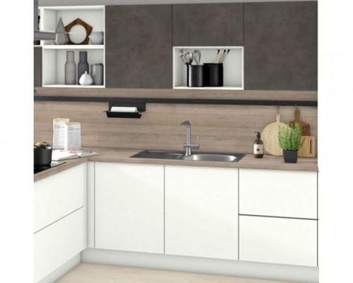 Кромка HPL H1150 ST10 Дуб Аутентик серый, 3000х42 мм 1 шт. Кромка HPL H1150 ST10 Дуб Аутентик серый, 3000х42 мм 1 шт.