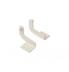 Кронштейн привода CLOUD для верхнеподвесных окон и нижнеподвесных малой высоты, 2 детали, белый