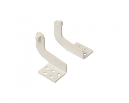 Кронштейн привода CLOUD для верхнеподвесных окон и нижнеподвесных малой высоты, 2 детали, белый