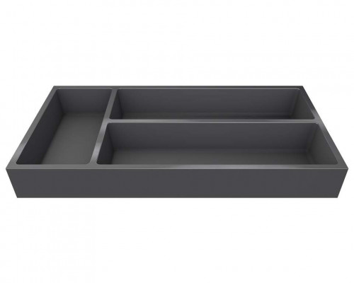 Лоток "Connect", глубина 40см * ширина 20см, антрацит 1 шт.