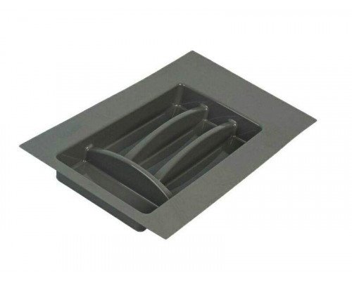 Лоток для столовых приборов Firmax, база 300-350 мм, антрацит 1 шт.
