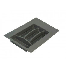 Лоток для столовых приборов Firmax, база 300-350 мм, антрацит 1 шт.