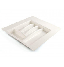 Лоток для столовых приборов Firmax, база 400-450мм, белый 1 шт.