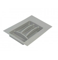 Лоток для столовых приборов Firmax, база 300-350 мм, серый 1 шт.