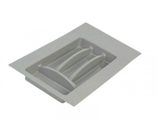 Лоток для столовых приборов Firmax, база 300-350 мм, серый 1 шт.