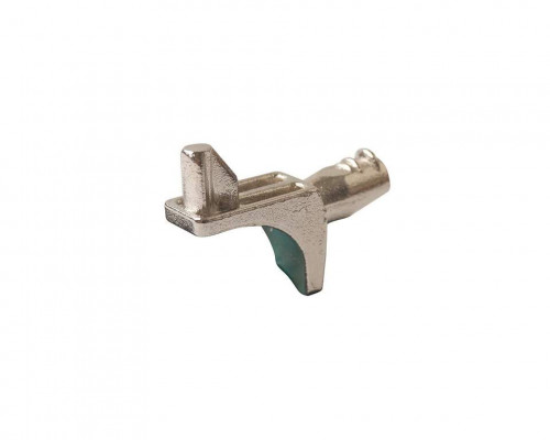 ME64 SAFE Полкодержатель для деревянных полок с упором и фиксацией, никель 1 шт.