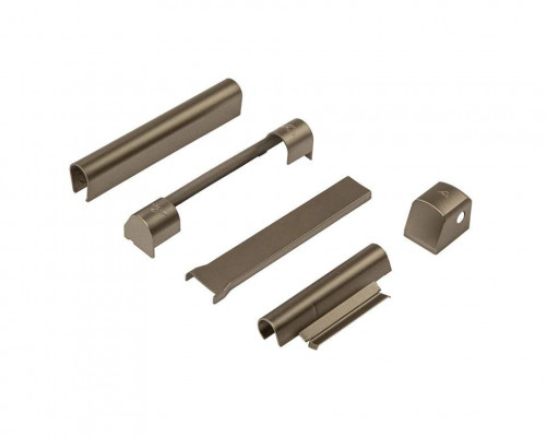 Набор дек. накл. Р, титан мат. R01.3 NX (к петле 859171) с пластиной нак. в/пет. на ств.