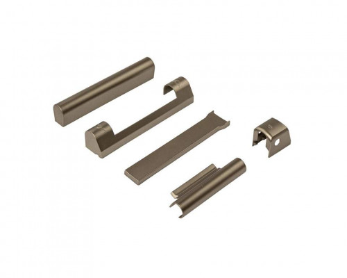 Набор дек. накл. Р, титан мат. R01.3 NX (к петле 859171) с пластиной нак. в/пет. на ств.