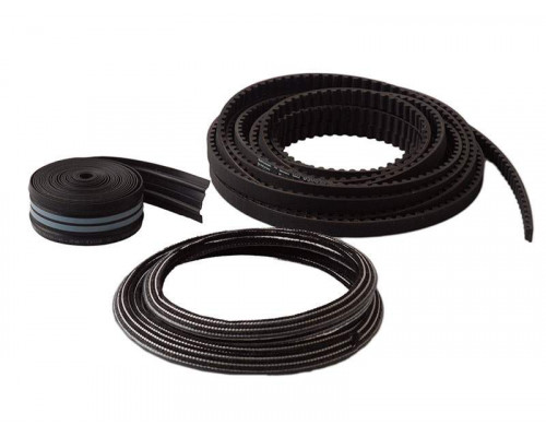 Набор: резиновая прокладка трека 7м, щетка для зоны прохода 3м, зубчатый ремен 7м, 2001 мм <=LW<=3000 мм, 8020085