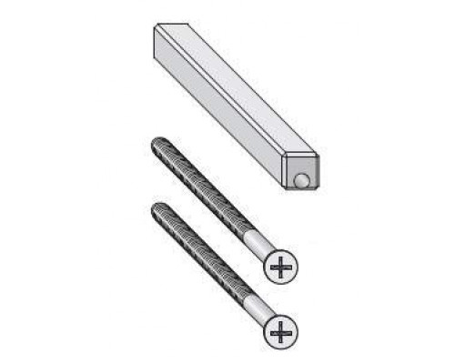 Набор для крепления двухсторонней ручки