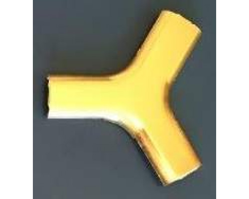 Накладка Y-образная 120° Germanella золото (гладкая)