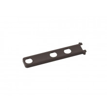 Накладка декоративная нижней петли на раме длинная ELO коричневая RAL8019 1 шт.