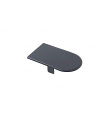 Накладка декоративная для скрытых петель, 120x23 мм, алюминий, черная