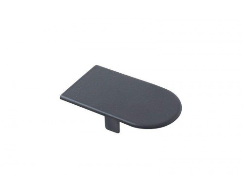 Накладка декоративная для скрытых петель, 120x23 мм, алюминий, черная