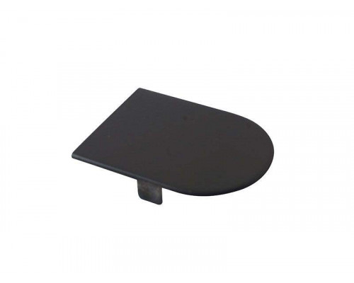 Накладка декоративная для скрытых петель, 120x30 мм, алюминий, черная 4 шт.