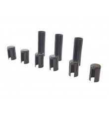 Накладка декоративная для врезных петель, пластик, цвет коричневый 1 ком.